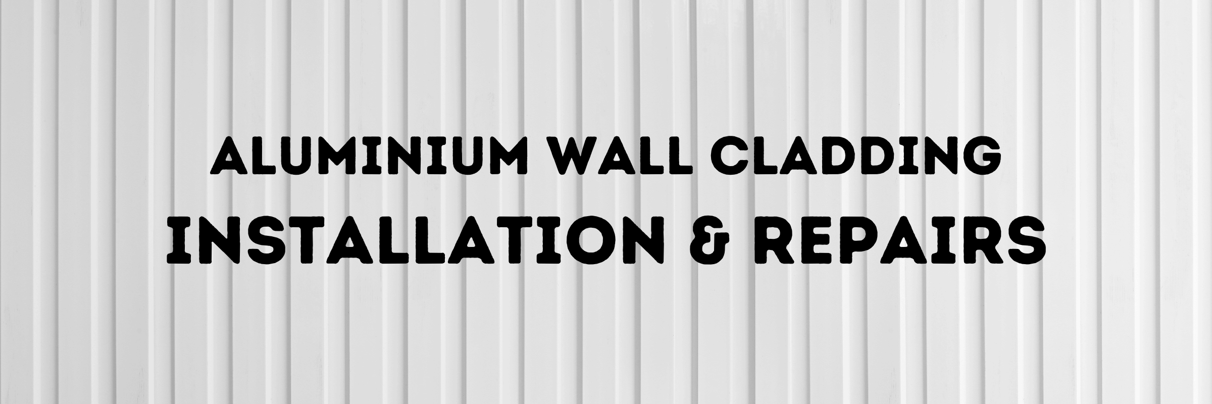 aluminium wall cladding installation on an external building in london